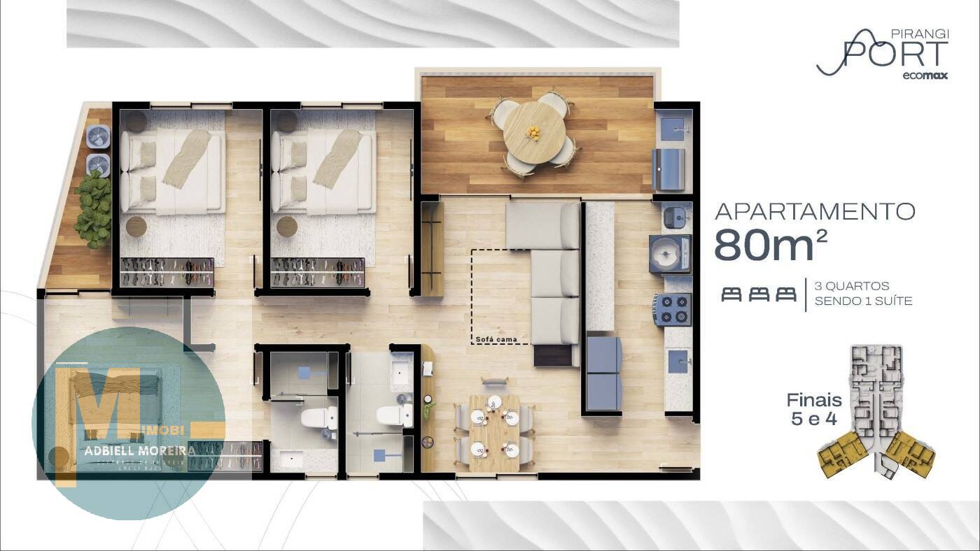 Apartamento à venda com 2 quartos, 79m² - Foto 30
